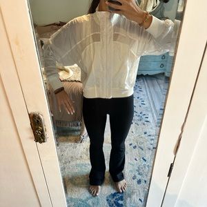 Lululemon Sheer Windbreaker Zip-up White